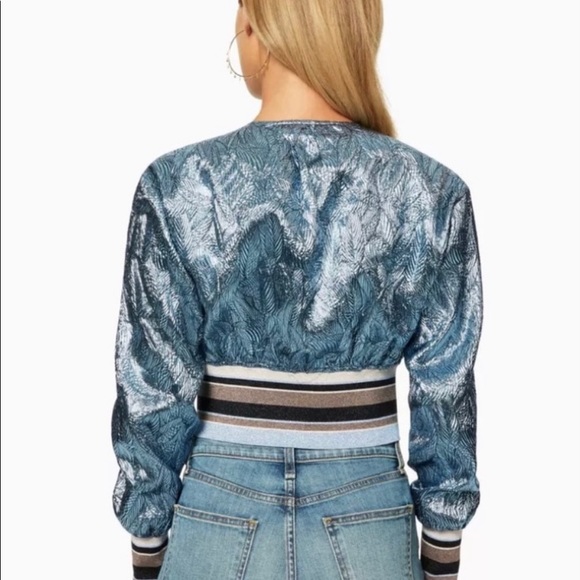 Ramy Brook zip up cropped jacket - Picture 2 of 6